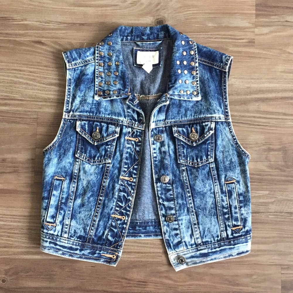 Forever 21 Jean Vest